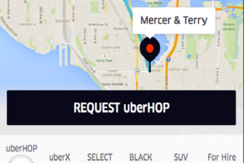 Uber提供UberHOP服务,将低价的共享经济进行到底